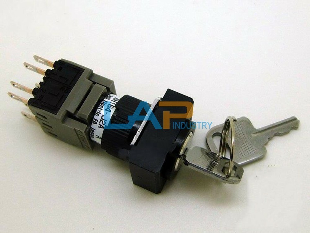 1PC NEW FOR AH164-J2A22A Rectangular Two-Speed Key Selector Switch