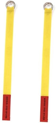 2Pcs Vehicle Door Emergencies Pull Cords, High Strength Nylon Emergencies Pull