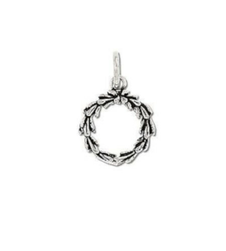 Sterling Silver Wreath Pendant