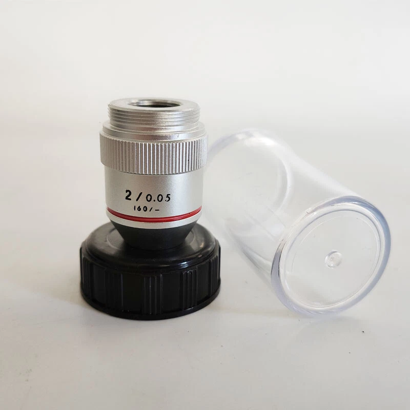 195 1X 2X RMS Achromatic Infinity Objective Lens for Biological Microscope