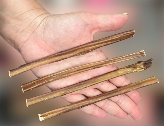 Bully Sticks 6" 100% Natural Beef Bully Sticks Dog Chews & Treats USA Material