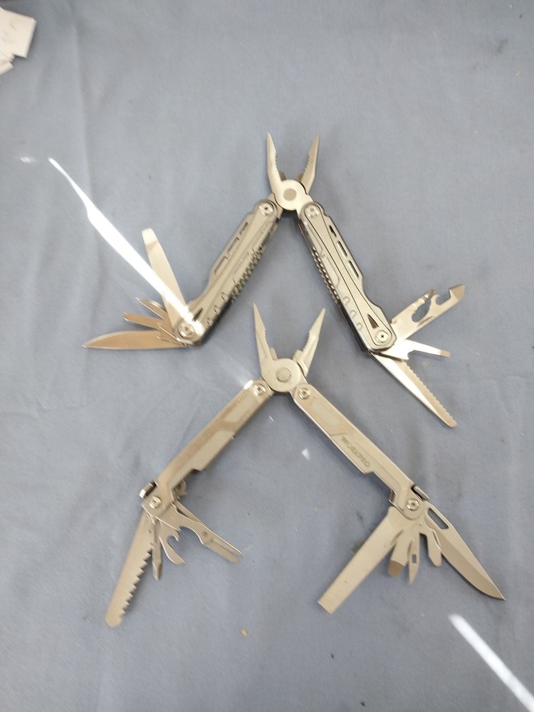 2 high quality multi tool pliers scissors nice screw driver saw