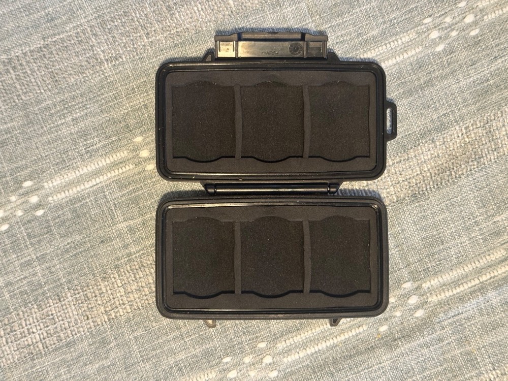 PELICAN Black Memory Card Case Used - CFast