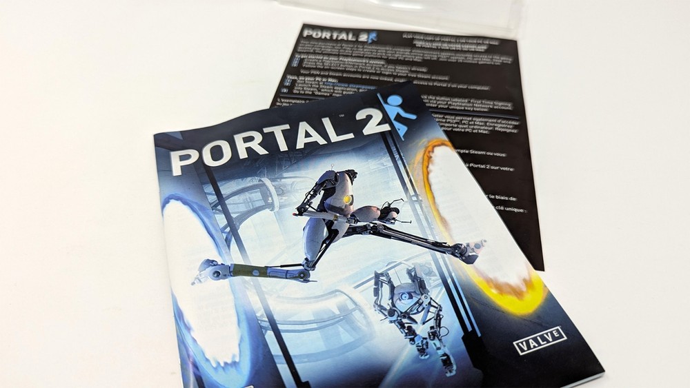 Portal 2 (PS3) Case + Manual + Insert (No Game)