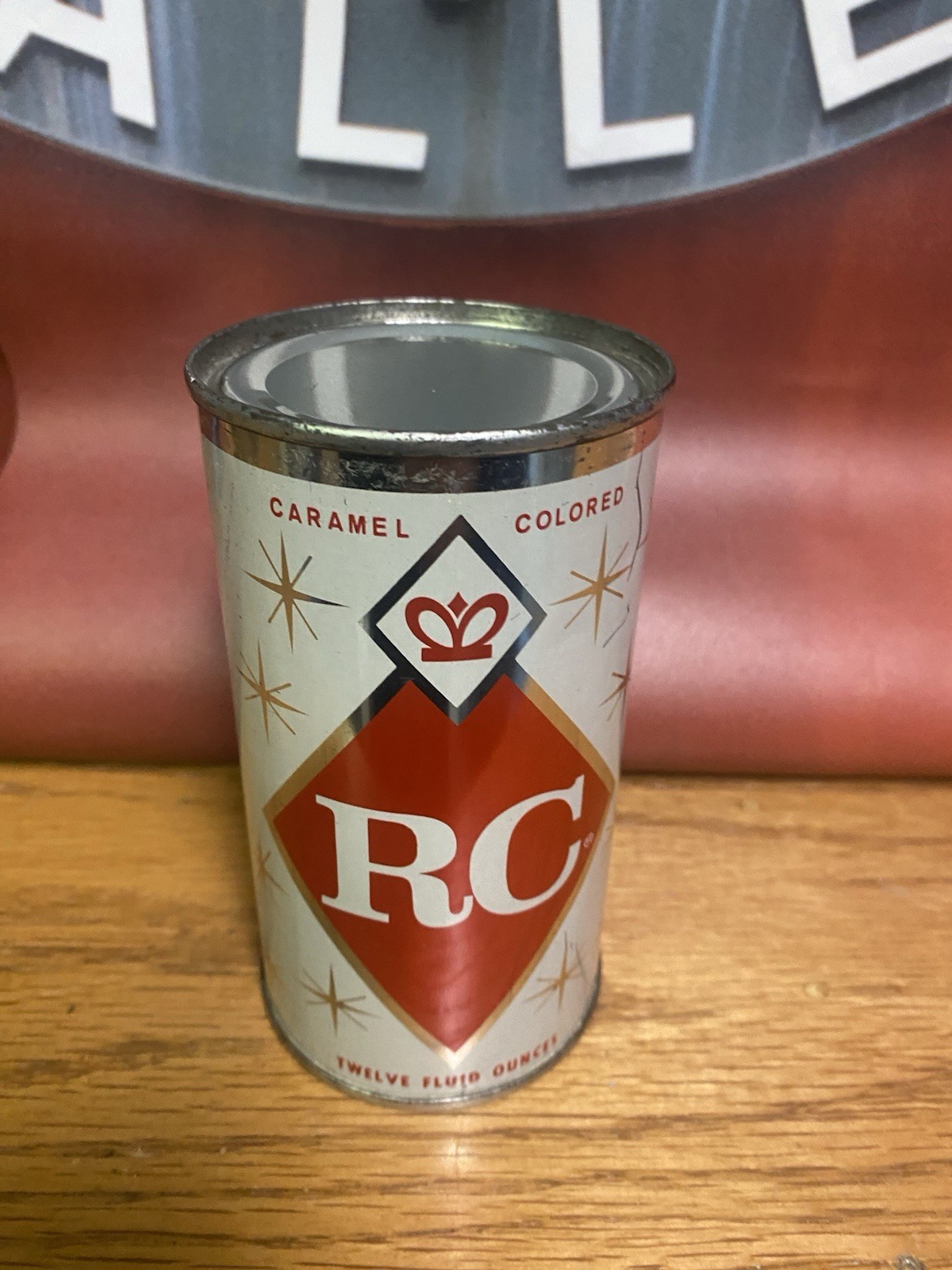 Royal Crown Flat Top Soda Can Rc Cola Old Vintage