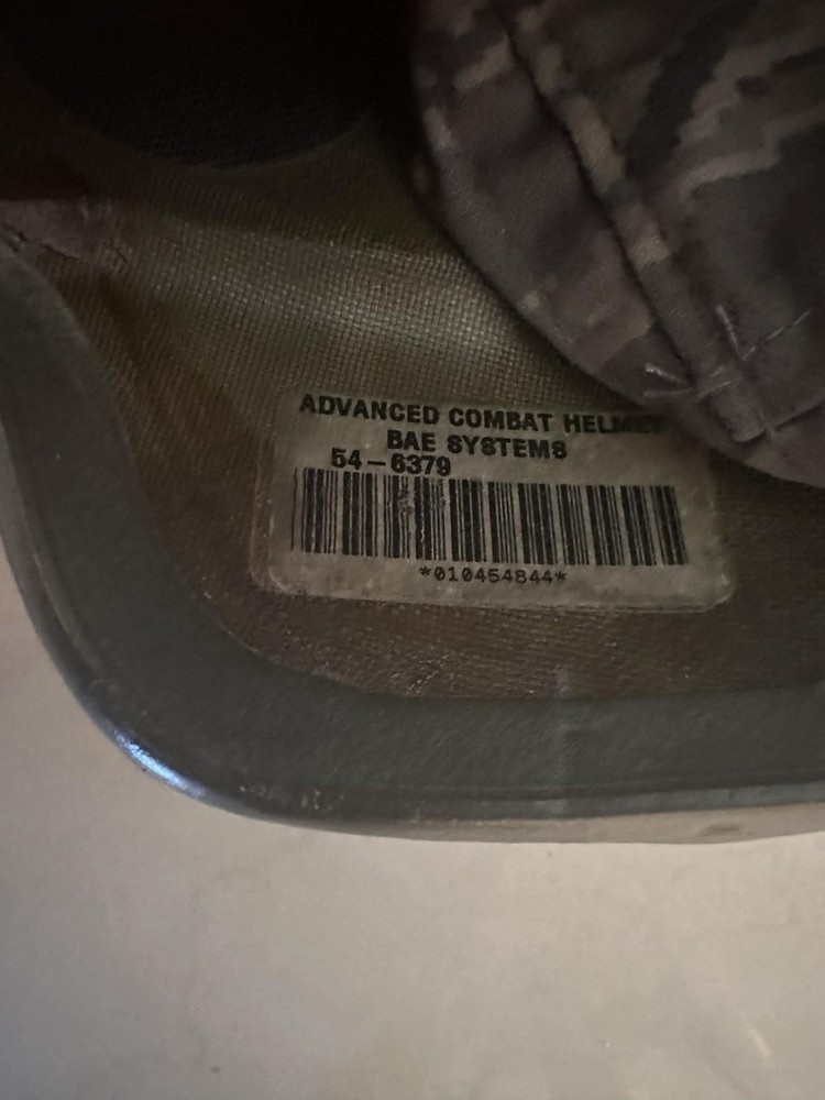 BAE system advanced combat helmet foliage green medium