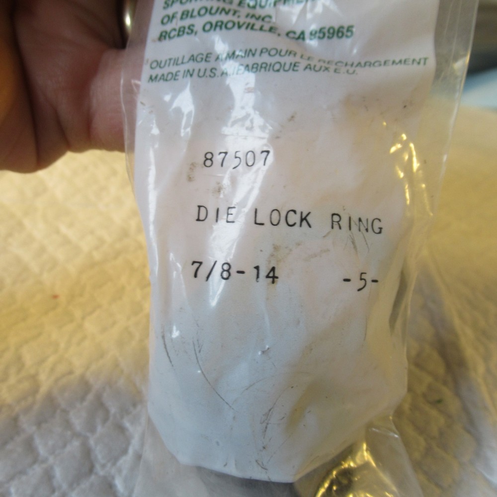 RCBS DIE LOCK RINGS (5) 87507