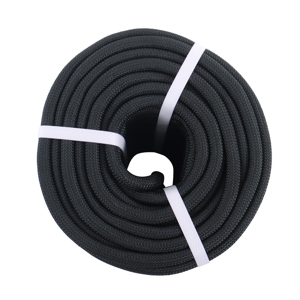 1/2" X150' Double Braided Polyester Rope Strong Arborist Rigging 48 Strand Black