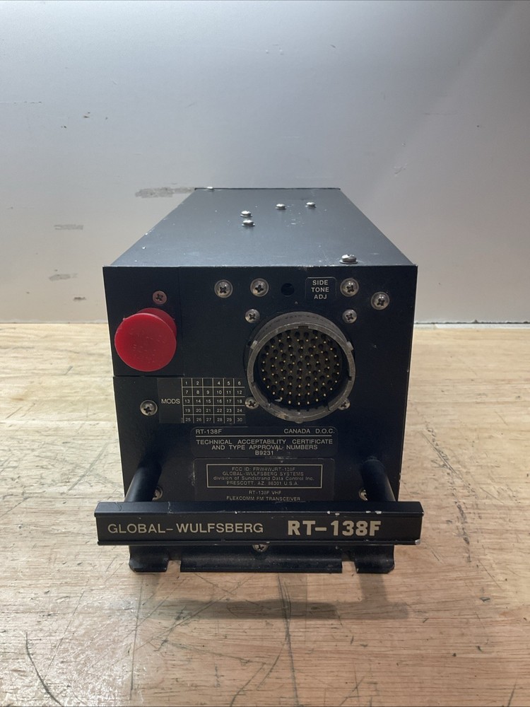 Global Wulfsberg RT-138F VHF Flexcomm FM Transceiver