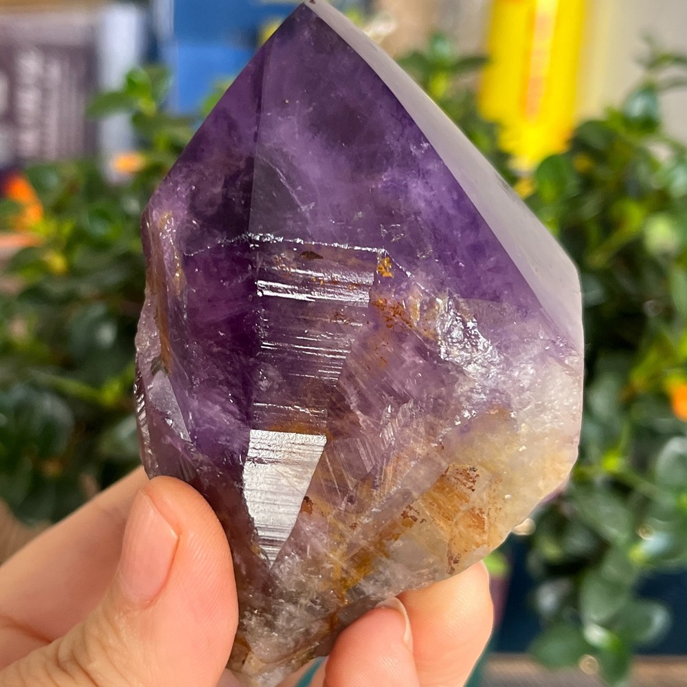 467g Natural Amethyst geode quartz clustercrystal specimen Healing