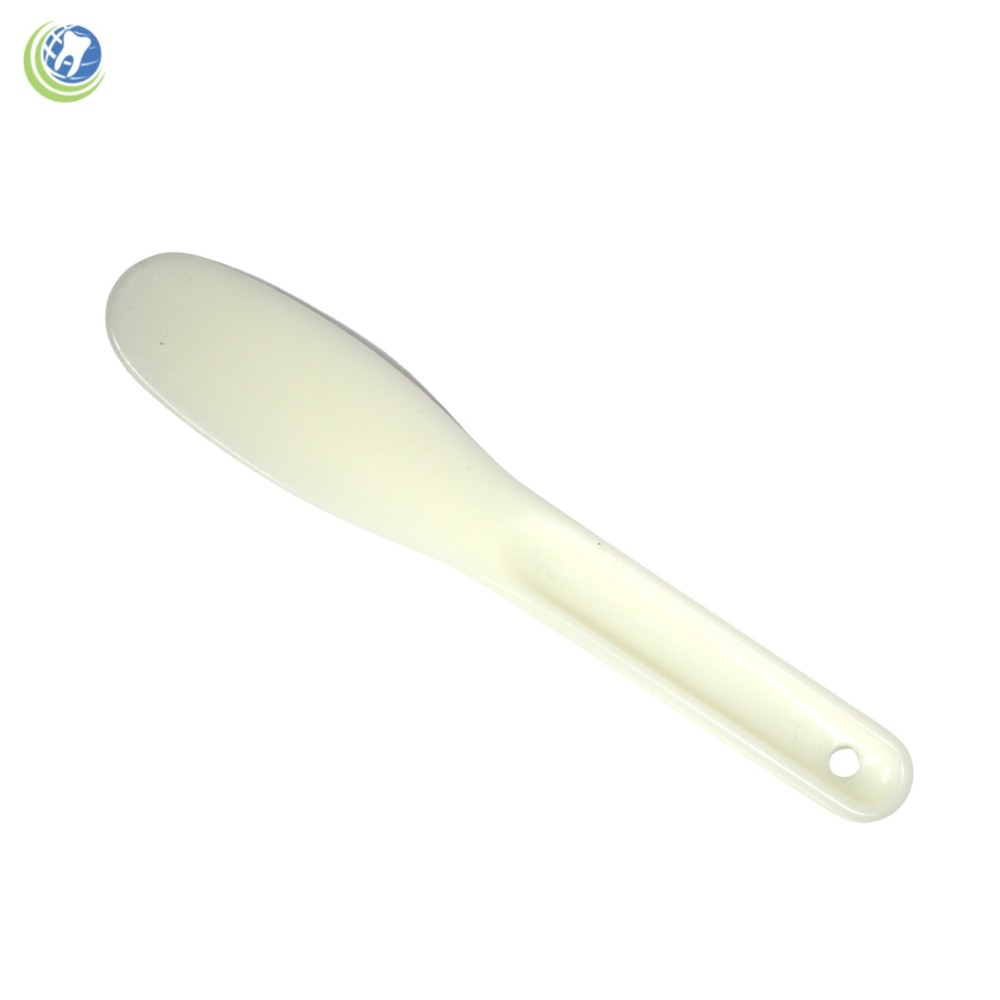 DENTAL LAB PLASTIC MIXING SPATULA FOR IMPRESSION MATERIAL ALGINATE 4PC SET WHITE