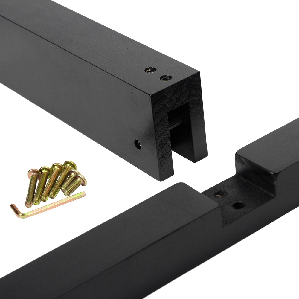 Room Divider Stand Black 3 Panel (Stand Only)