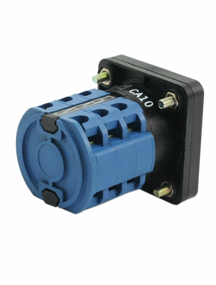 Square Panel Mounting 2-Position 3-Phase Rotary Cam Changeover Switch CA10