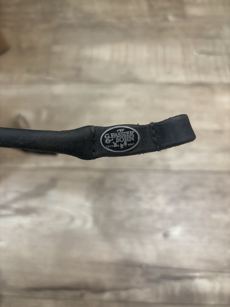 Passier  Black Rolled Browband 16”