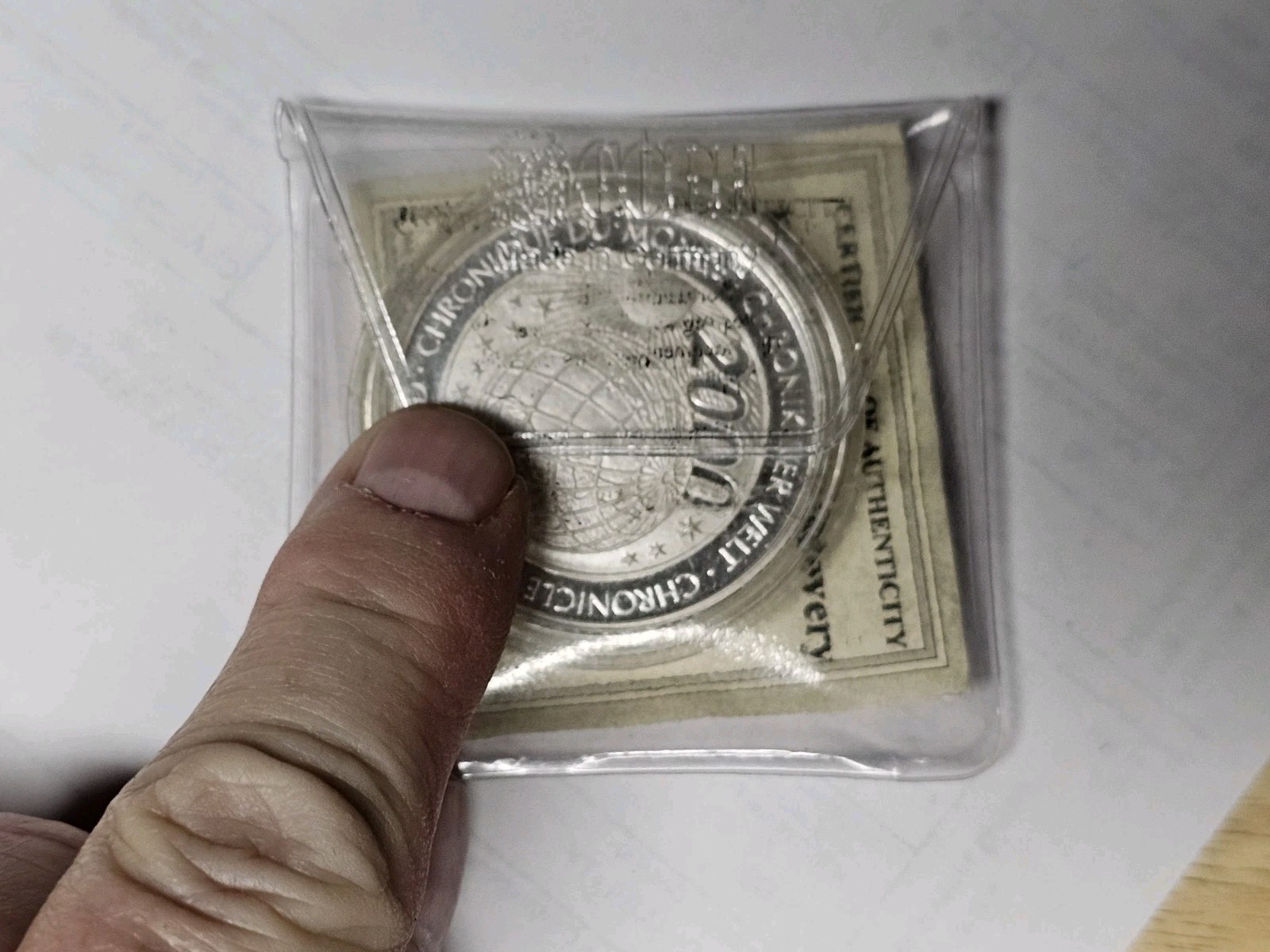 American Mint .999 Silver 20g International Space Station Alpha Station Proof