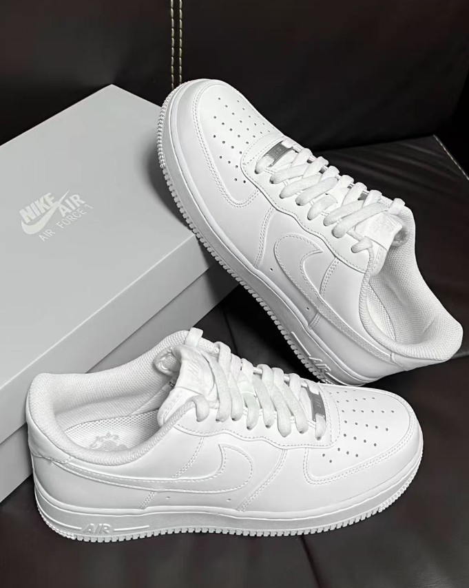 Nike Air Force 1 "Triple White" Low Top Classic Sneakers US Size