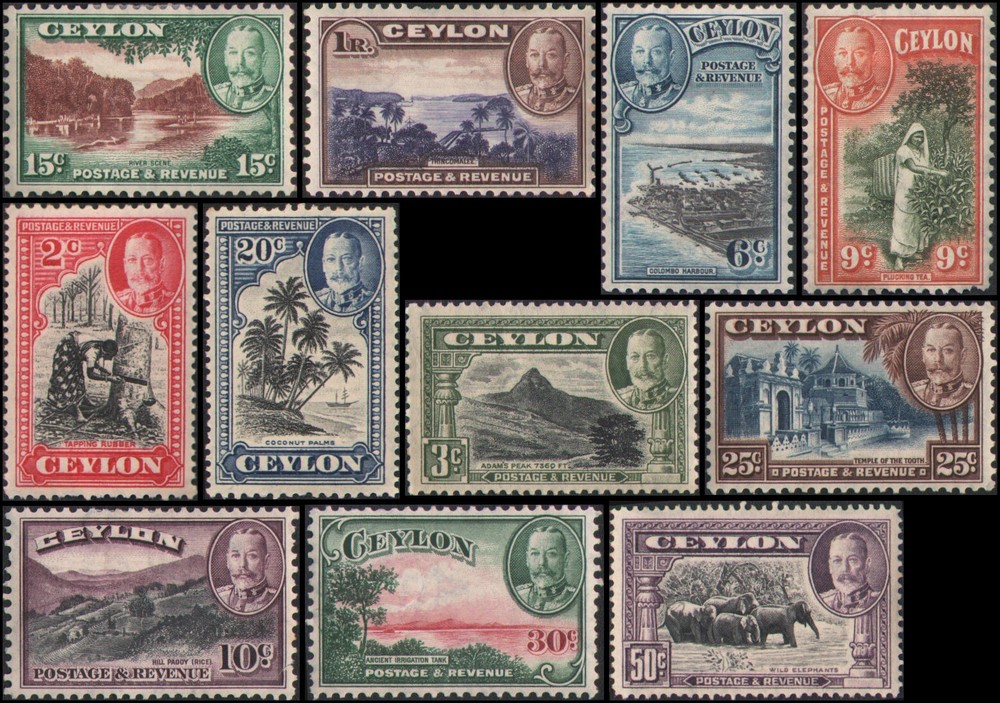 Ceylon #264-274 MH