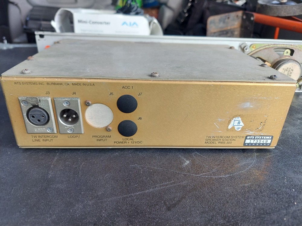 RTS Systems TW Intercom System User Station RMS 300