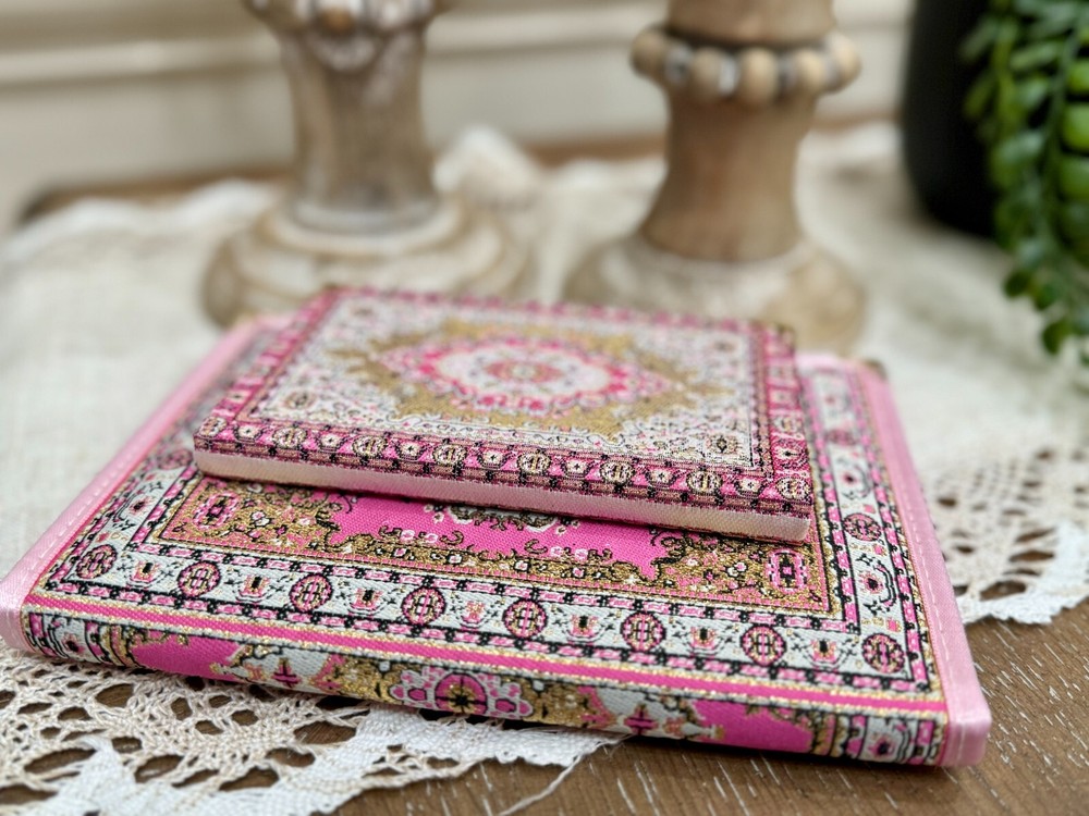 Evil Eye Woven Lined Notebook Carpet Like
