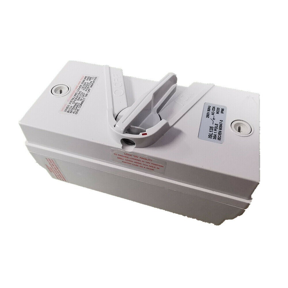 ISOLATING SWITCH 35A IP66 1POLE 250V , 3POLE 35A 440V