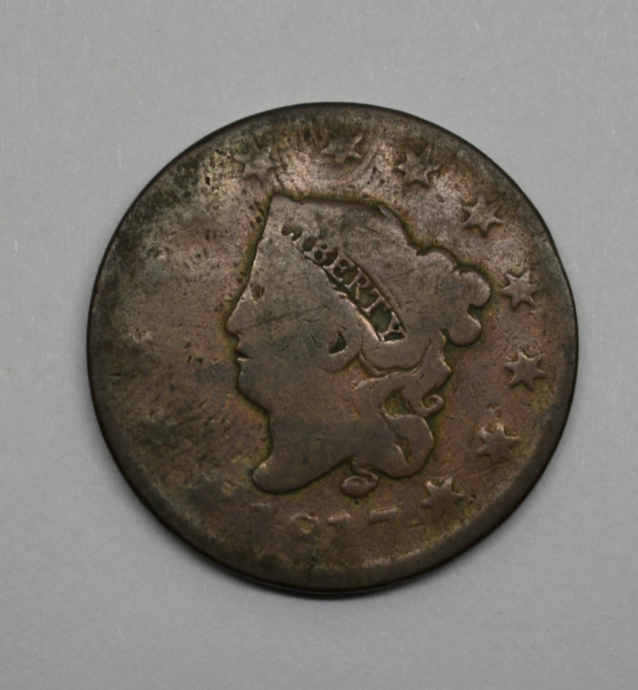 1817 Cornet Head Large Cent #EB12546