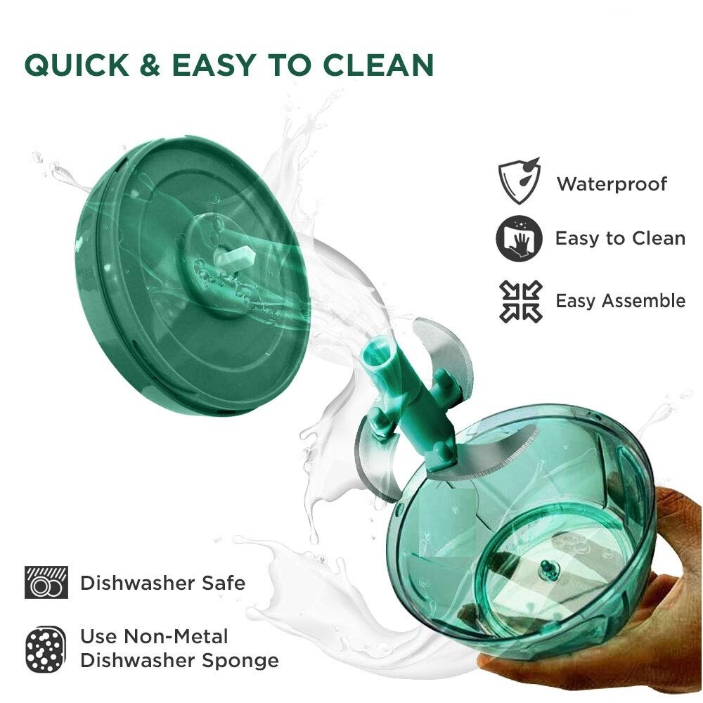 Mini Handy and Compact Chopper for Your Kitchen (Green, 400 ml)