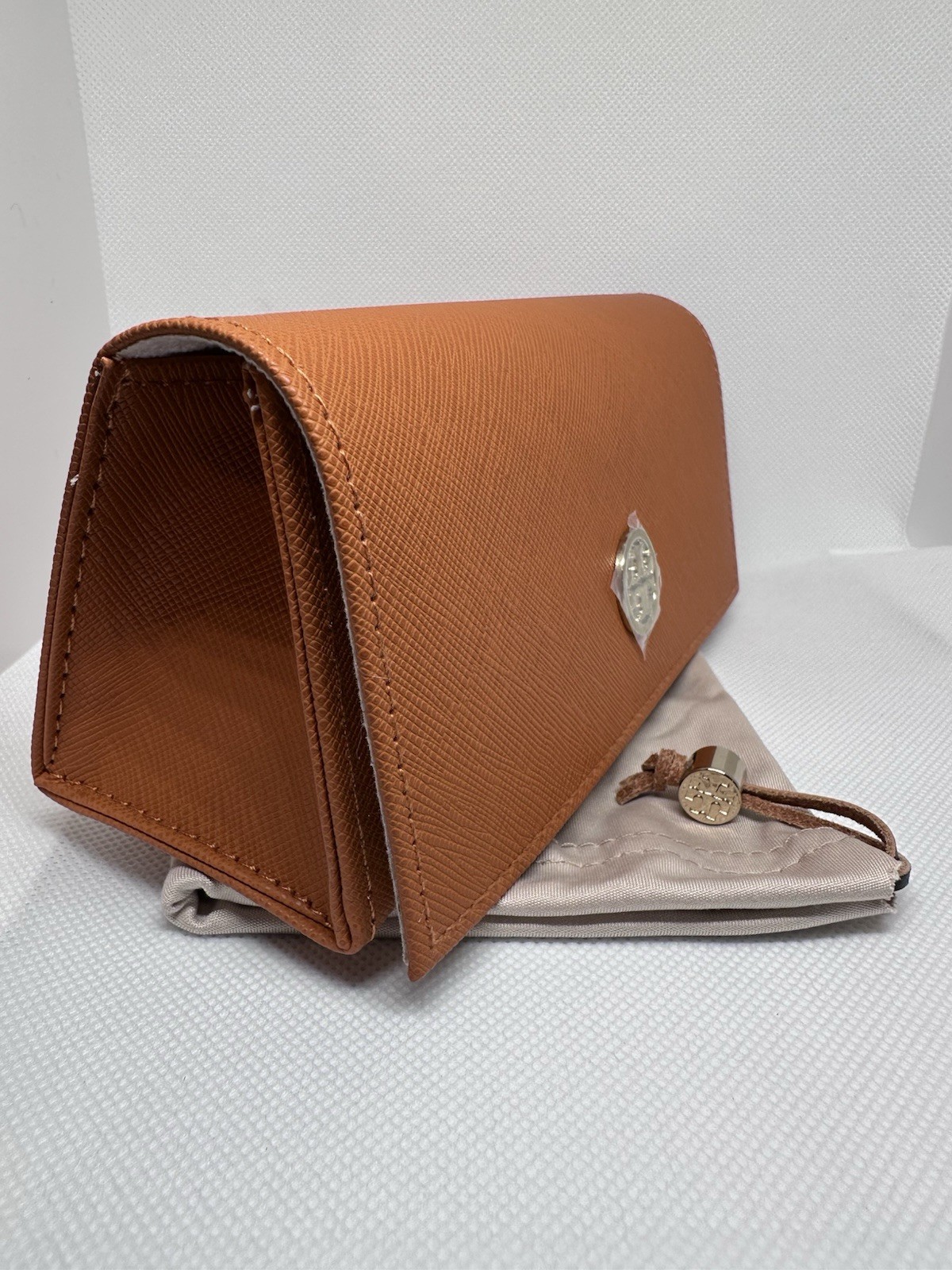 New TORY BURCH Eyeglass Case with Dust Bag