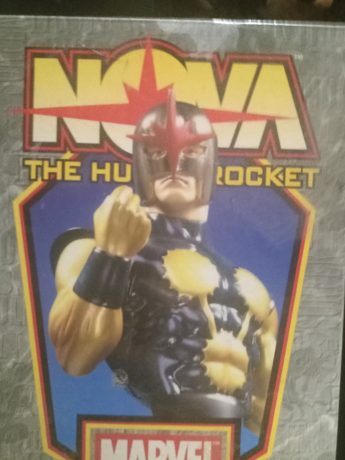2005 MARVEL BOWEN DESIGNS MINI-BUST NOVA THE HUMAN ROCKET 1840/2500