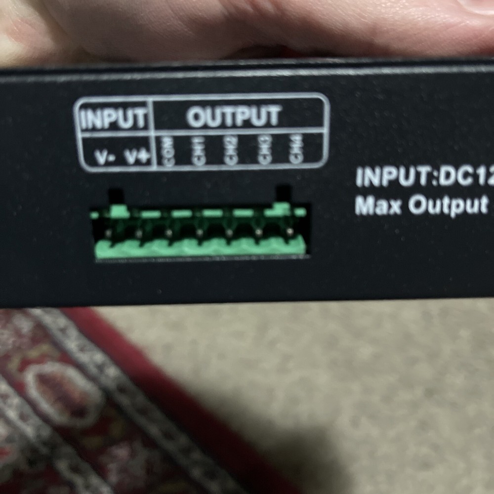 4 Channel DMX Decoder RGBW PWM DMX512 Dimmer Driver LED Strip Light Controller