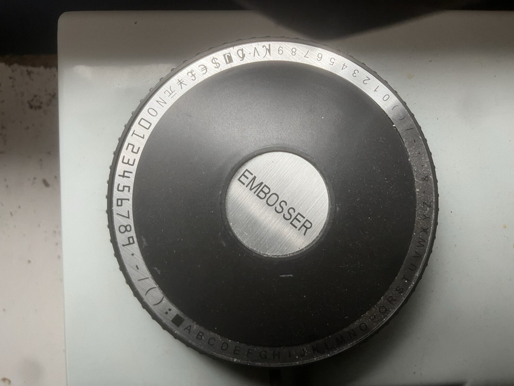 Embosser Machine