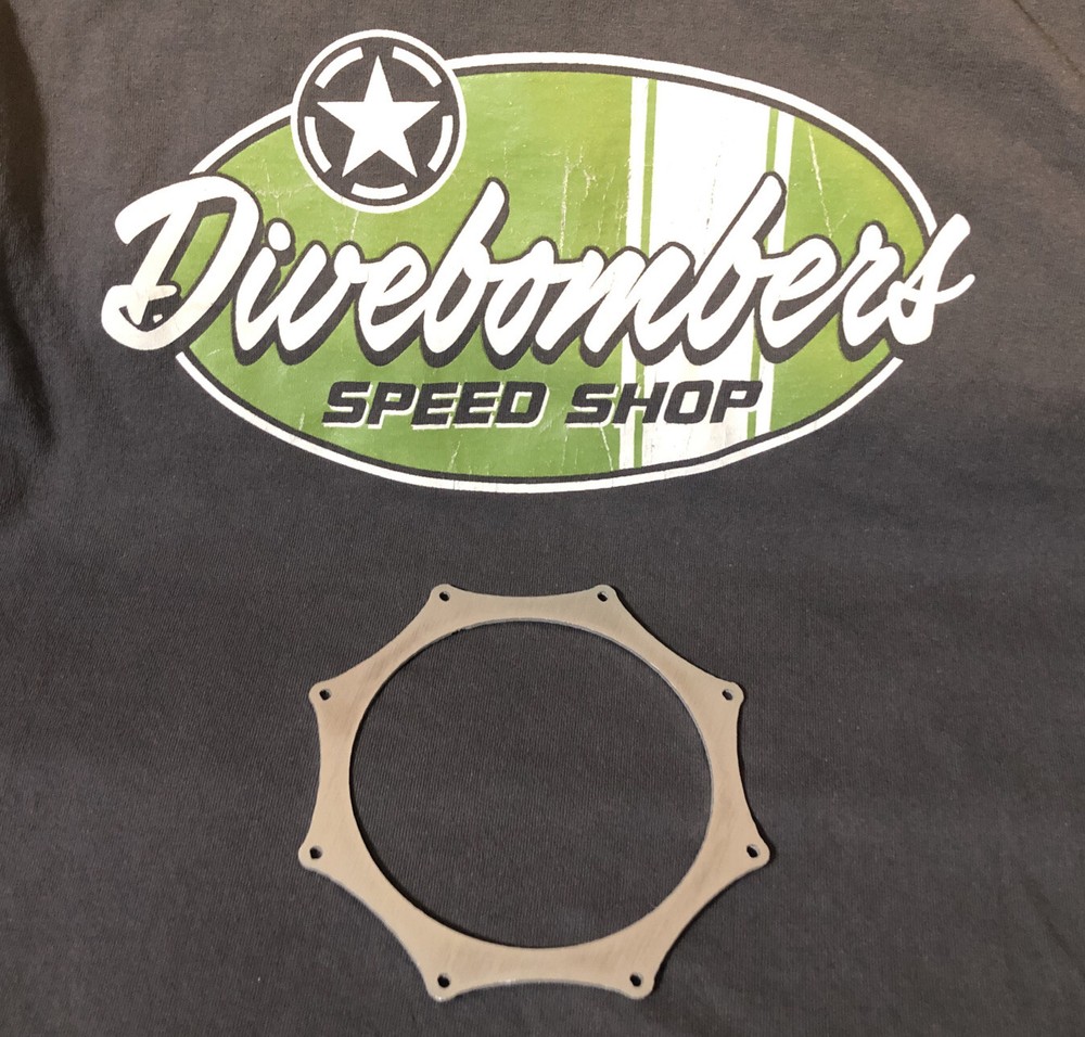 4” Aluminum Exhaust Ring Panel For Fender Exit