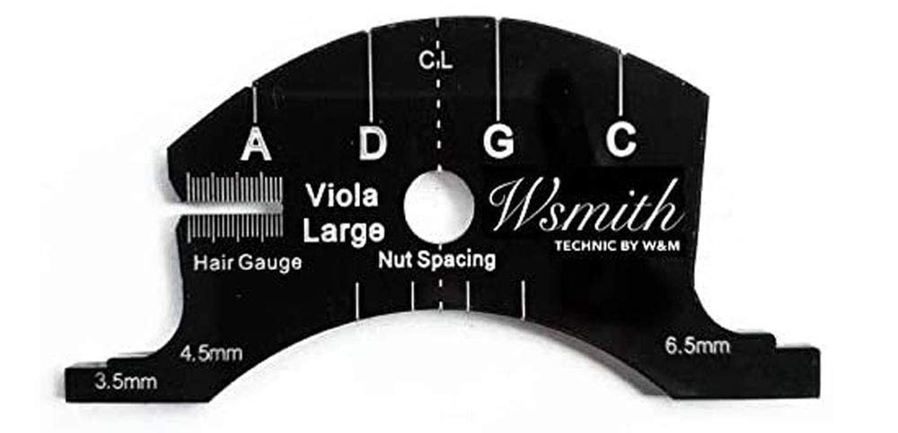 1pcs Viola Bridges Repair Reference Tool Fingerboard Scraper Making Template ...