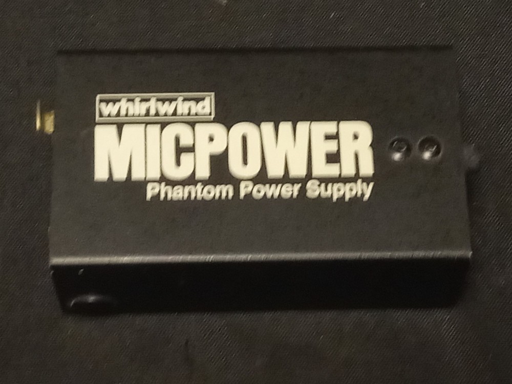 Whirlwind MICPOWER Phantom Power Supply - Black