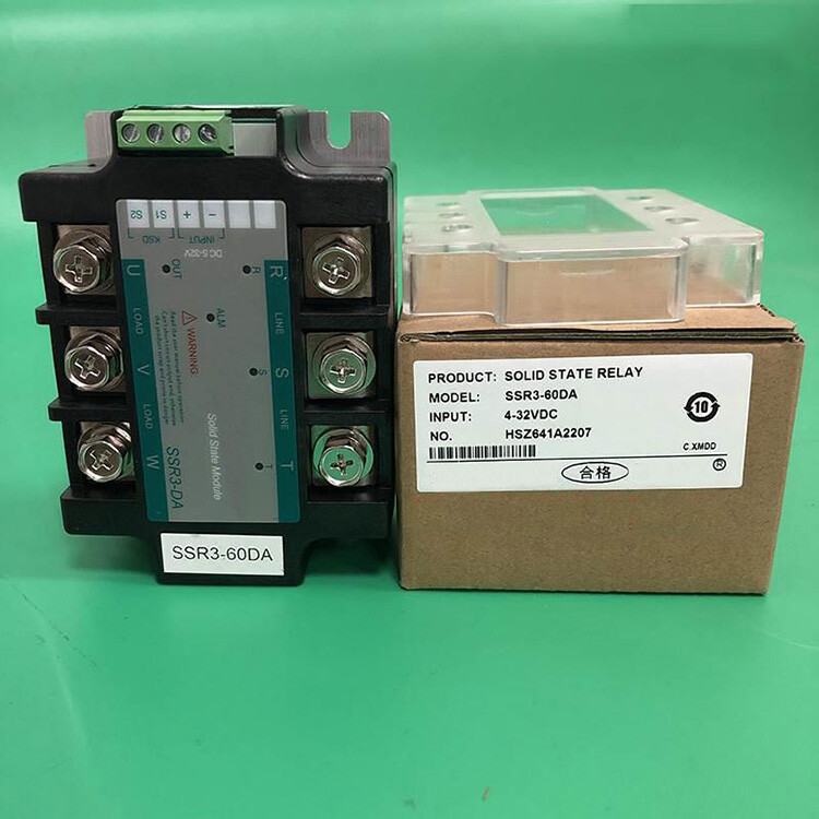 For TESHOW SSR3-60DA Three Phase Solid State Relays SSR360DA with Fan Radiator