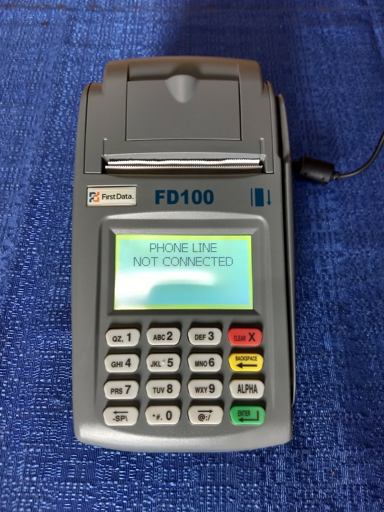 First Data FD100 Credit Card Terminal