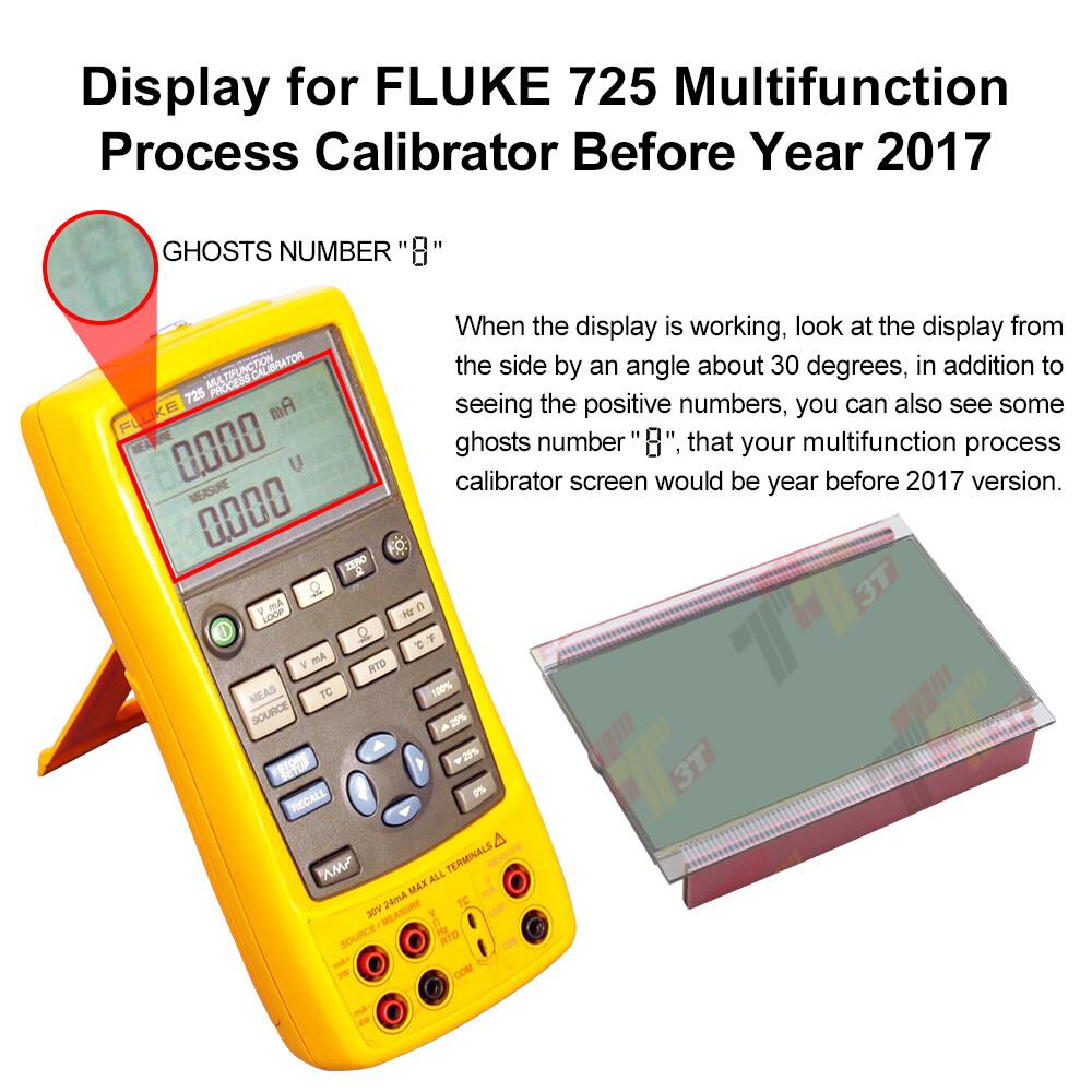 Display for FLUKE 726 725 Multifunction Process Calibrator Before Year 2017