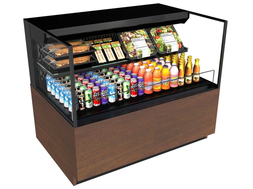 Structural Concepts NR6040RSSV 59" Horizontal Self-Serve Open Air Merhandiser...