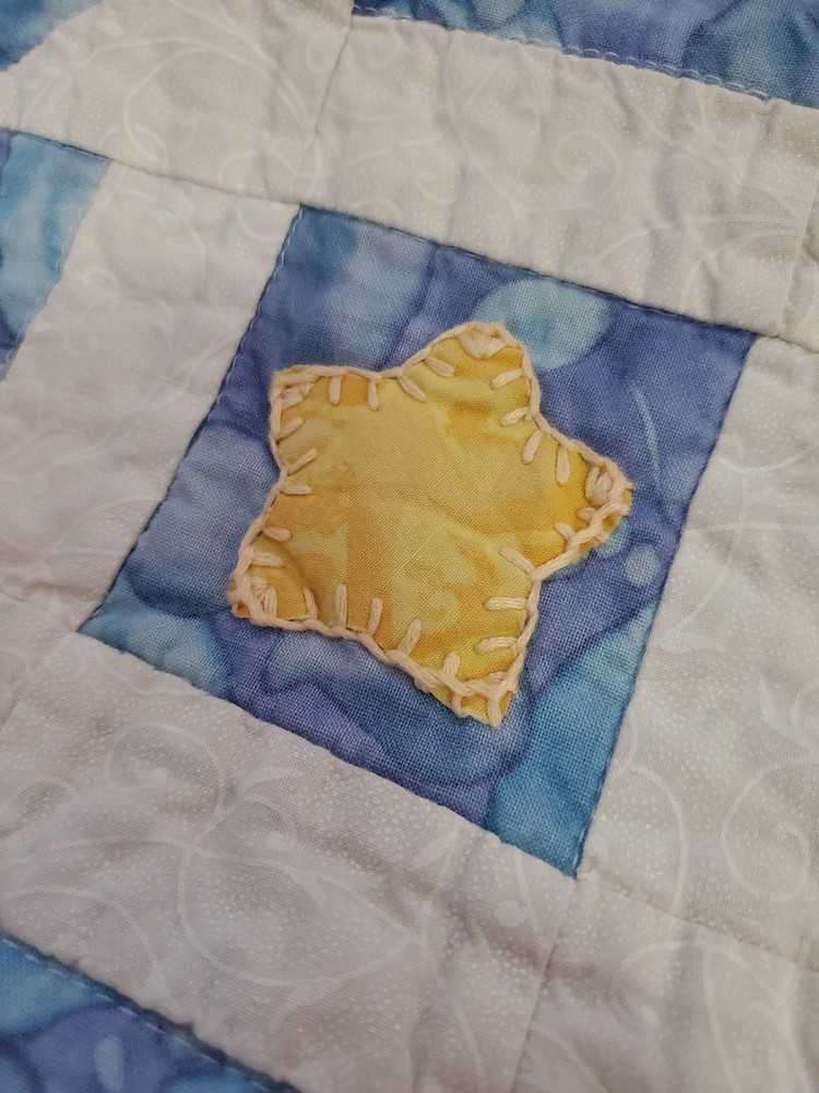 Hand Made Quilted Table Runner/ Topper /Wallhanging 10"x25"