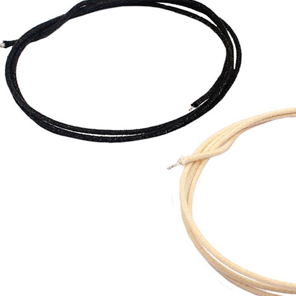 Black And White Single-core Copper Wire 1 Meter 2 Sets GU403