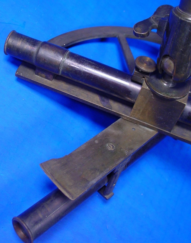 Circa 1890 likely French Double Scope Surveying Graphometer