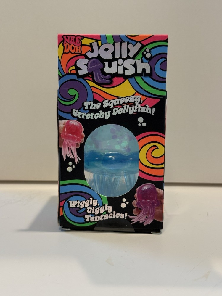 Nee Doh Jelly Squish Super Solid Squish Blue Squishy Sensory Toy