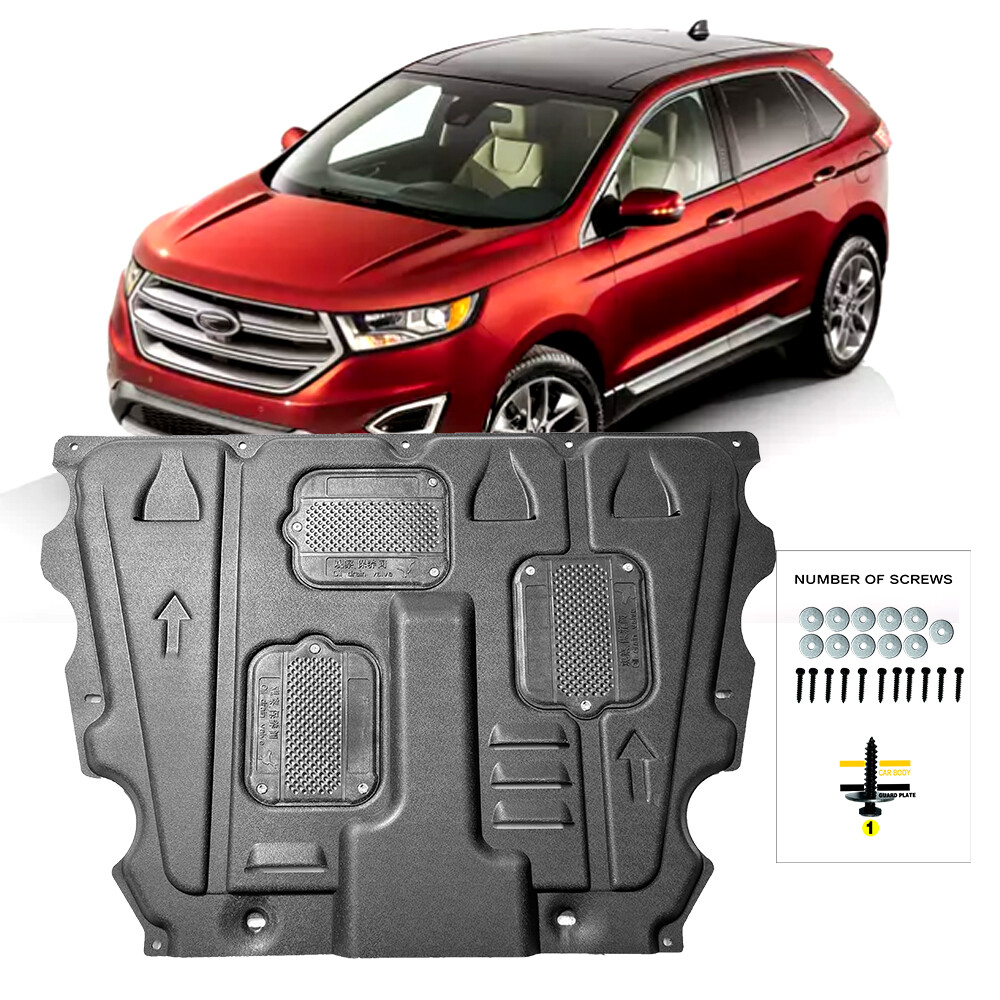 Engine Splash Shield For Ford Edge 2015-2023 Auto Under Guards Mudguards Black
