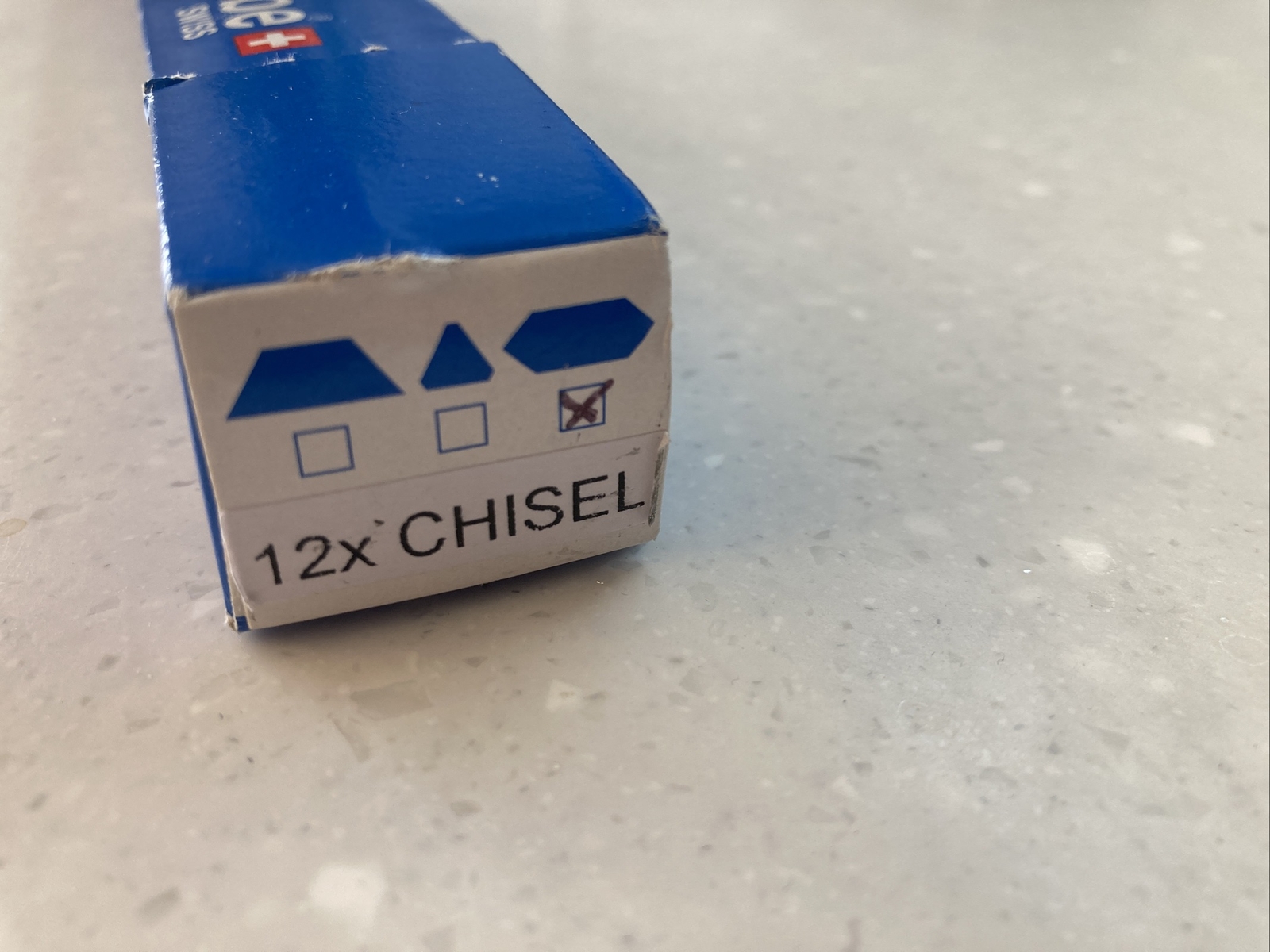 Vallorbe double bevel square chain file 2279