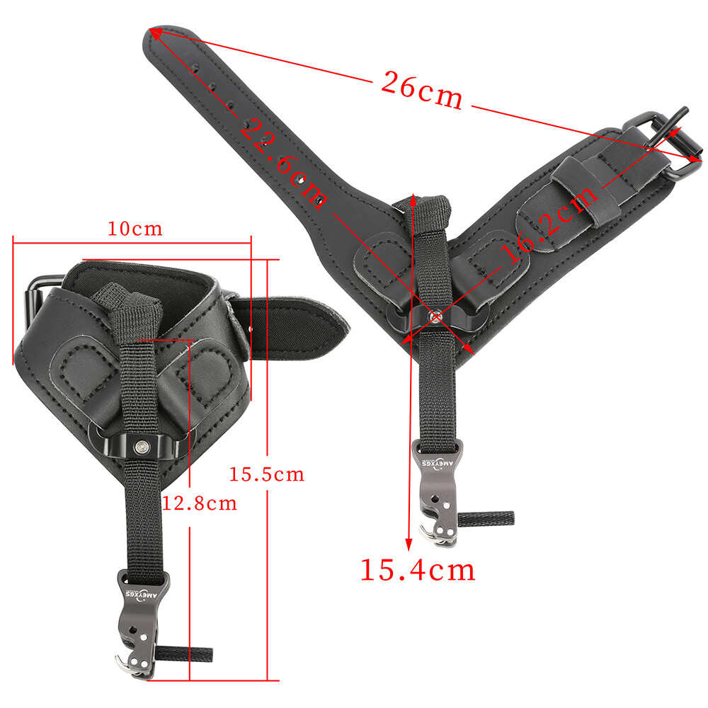 Release Aids Wrist Strap Trigger Index Finger Hook Archery Compound Bow Hunting