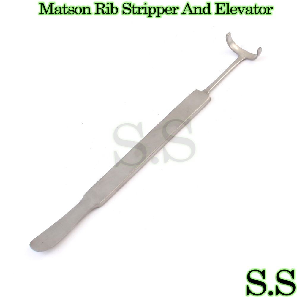 Matson Rib Stripper and Elevator Surgical Instruments