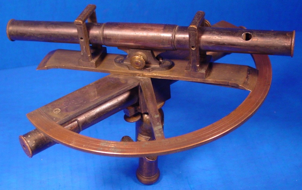 Circa 1890 likely French Double Scope Surveying Graphometer