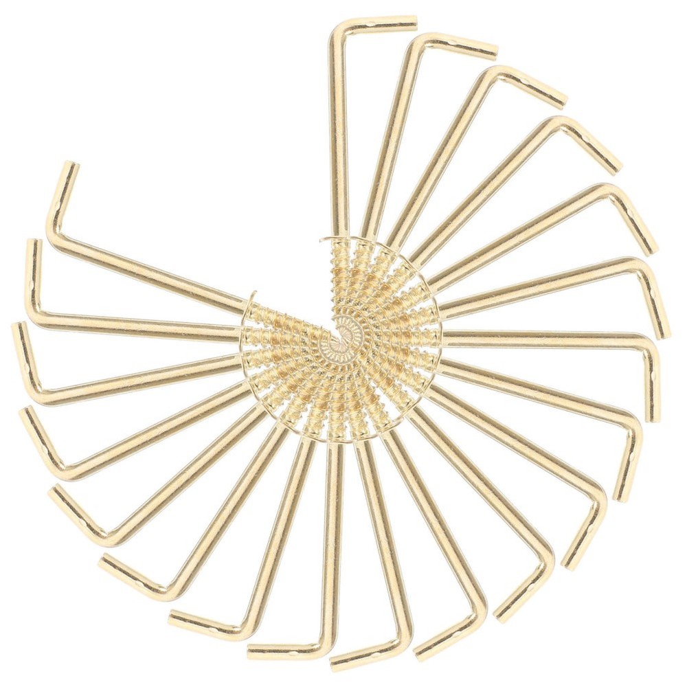 30 Pcs Right Angle Hook Jewelry Display Wall Mount Hooks Shaped Frame