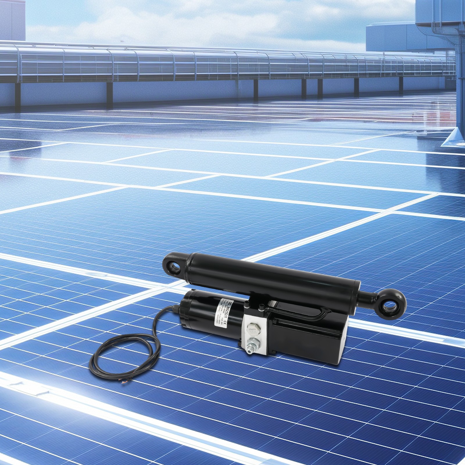 Heavy Duty Electro-Hydraulic Actuator 8" Stroke 4409 lbs Lift 12V 800W