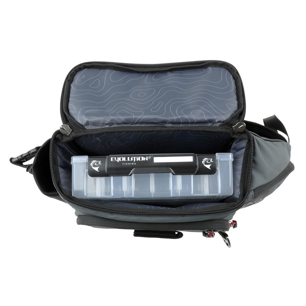 Evolution Outdoor Largemouth 3.0 Sling Pack, Grey, Medium, 34037-EV