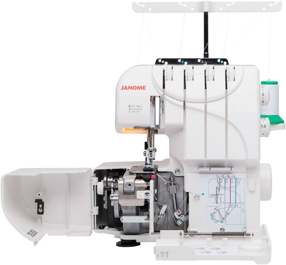 MOD-8933 Serger with Lay-In Threading, 3 and 4 Thread Convertible with Different